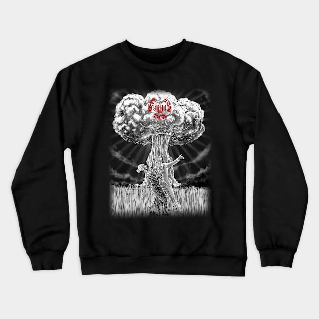 The Fear Is Real Crewneck Sweatshirt by Sixty Miles Down Merch Table